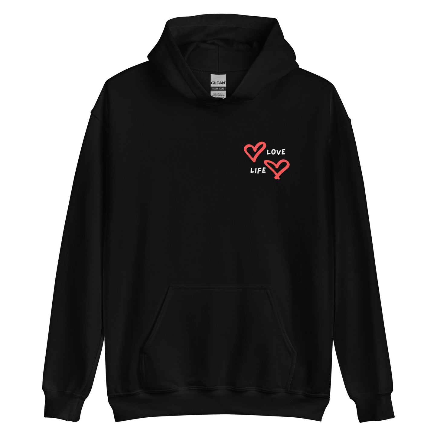 "love life" heavy hoodie